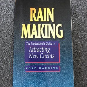 books $5/5lbs Ford Harding "Rain Making" business paperback book